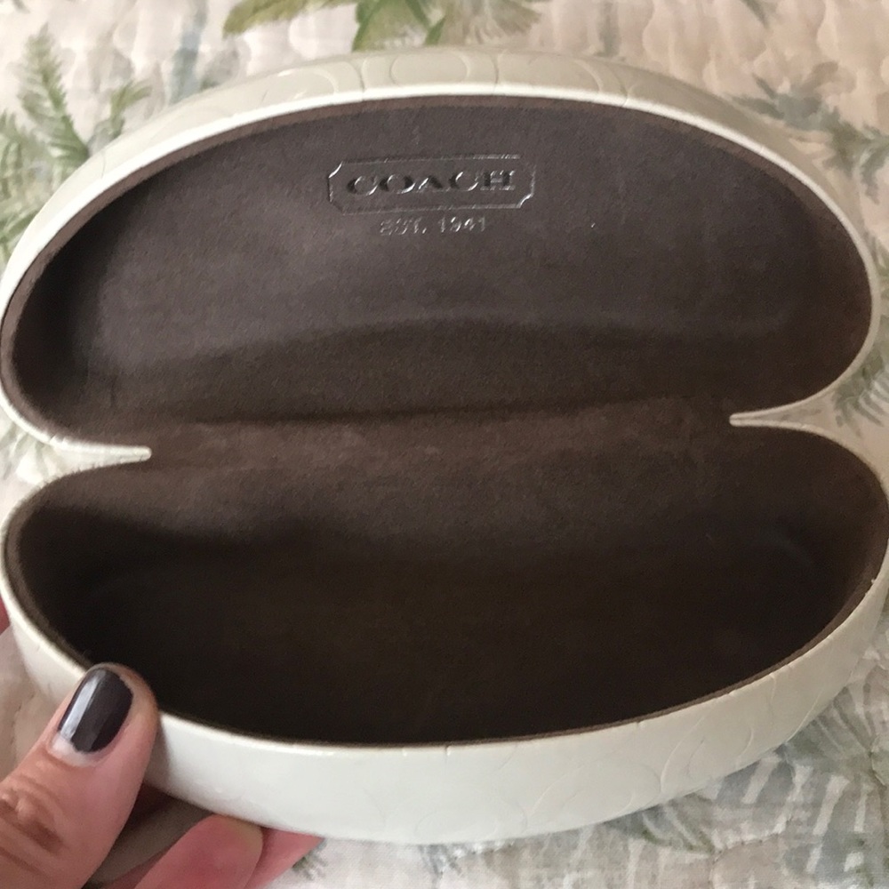 Coach sunglass container